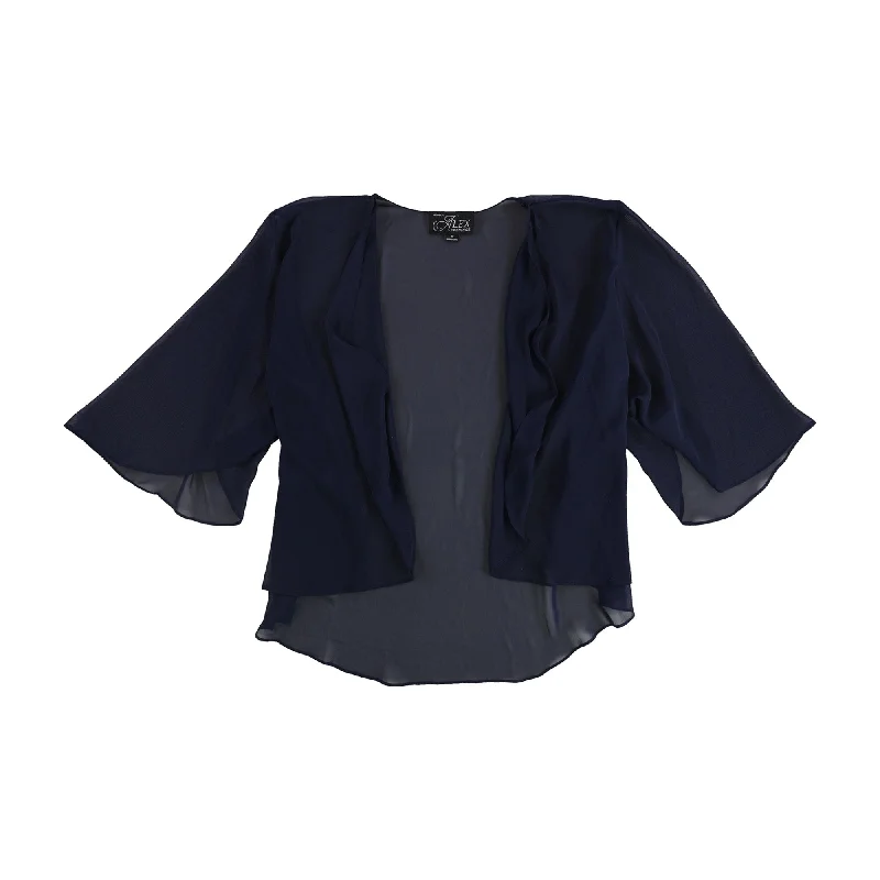 Alex Evenings Womens Chiffon Bolero Jacket