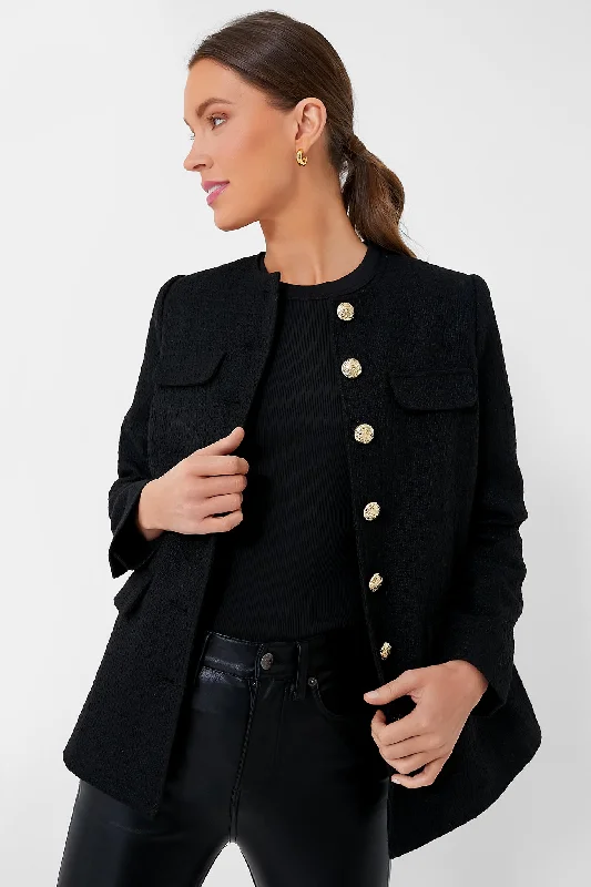 Black Tweed Jennings Jacket