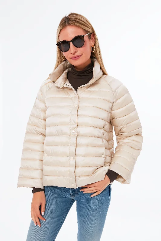 Champagne Puffer Jacket