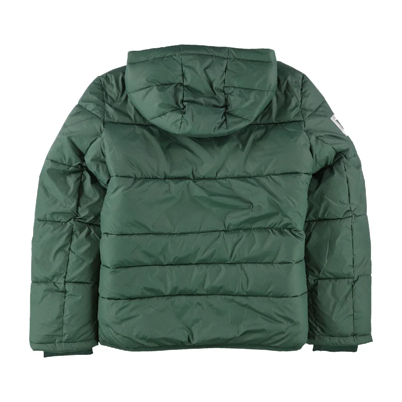 DKNY Womens Green Bay Packers Down Jacket, Green, Medium