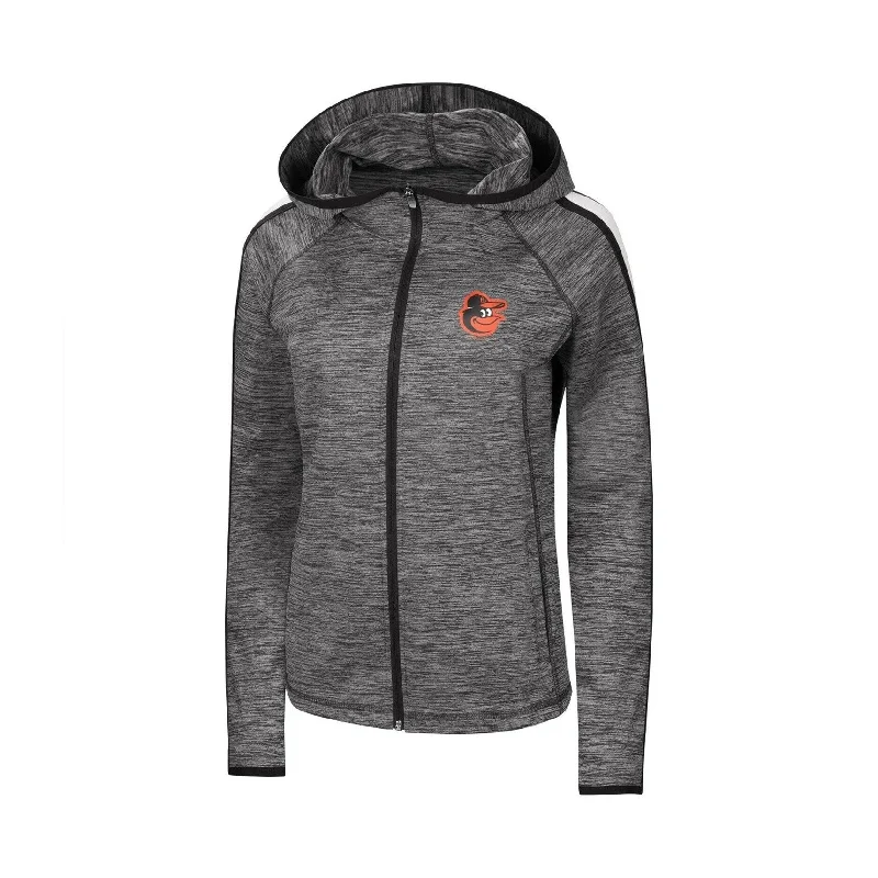 G-III Sports Womens Baltimore Orioles Jacket, Grey, Medium