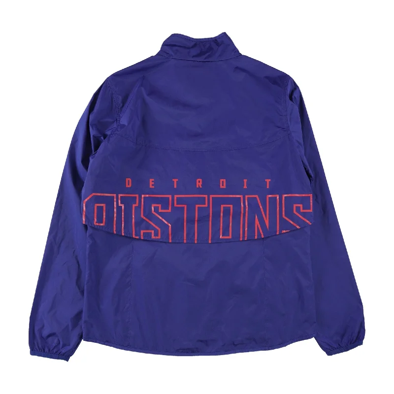 G-III Sports Womens Detroit Pistons Jacket, Blue, Small