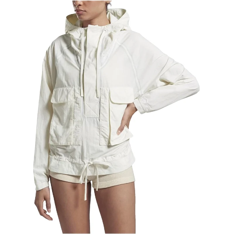 Reebok Womens Blouson Jacket, Off-White, Small