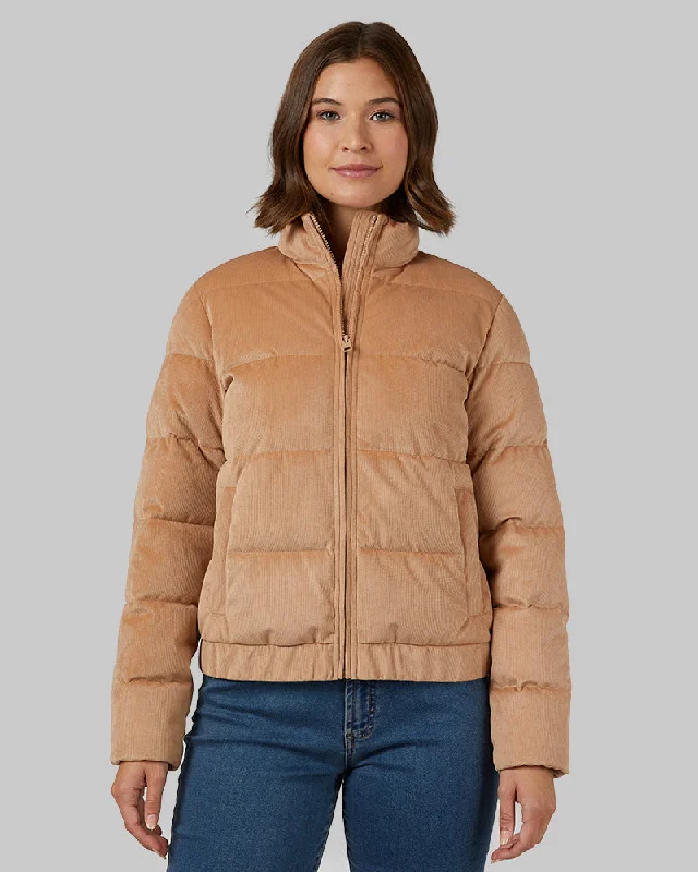 WOMEN'S CORDUROY POLY-FILL JACKET