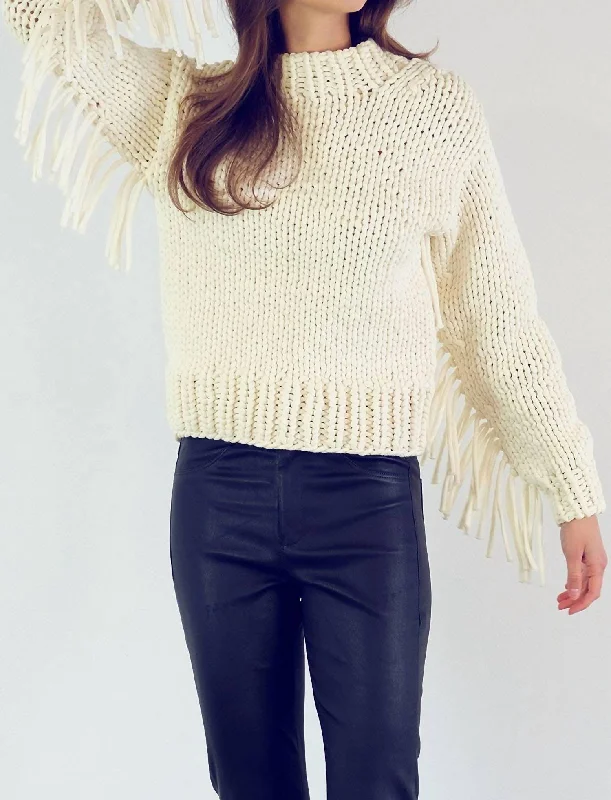 Beth Sweater In Cream