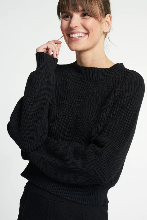 Percy cropped knit - Black