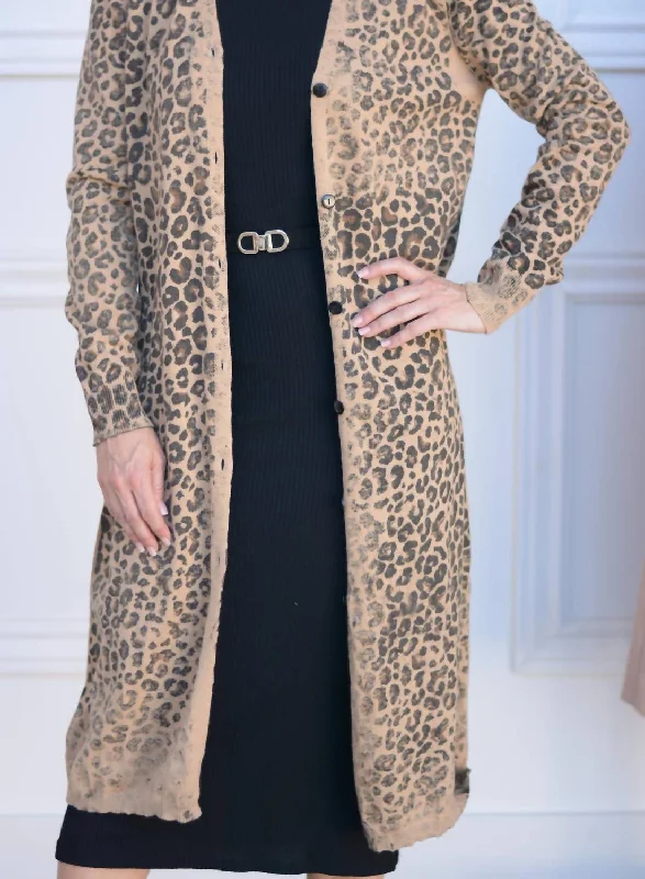 Rue Leopard Cardigan