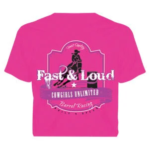 Women's Cowgirls Unlimited Fast & Loud T-Shirt #CG-1198X