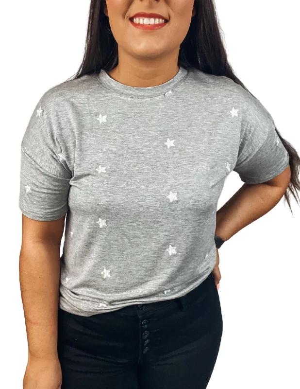 Star T-Shirt In Grey