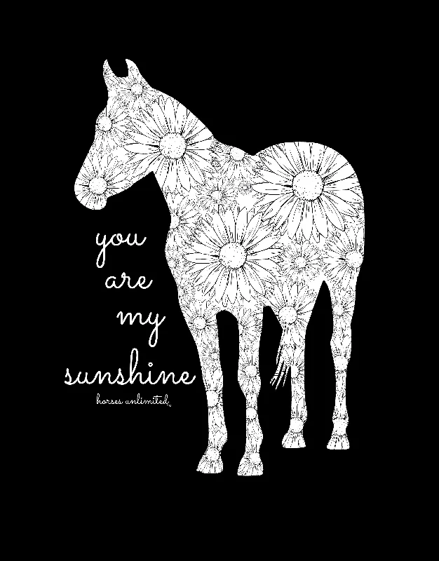 Women's Horses Unlimited Sunshine T-Shirt #UH-7683X