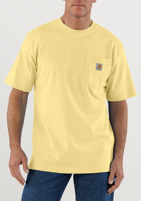 K87 - Loose fit heavyweight short-sleeve pocket t-shirt - Pale Sun (Seasonal)