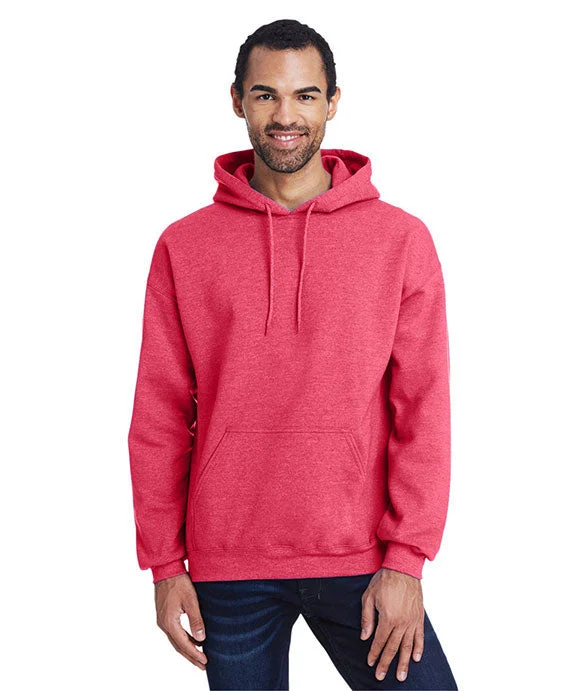 18500 - Gildan Heavy Blend™ Adult Hooded Sweatshirt | Heather Sport Scarlet Red