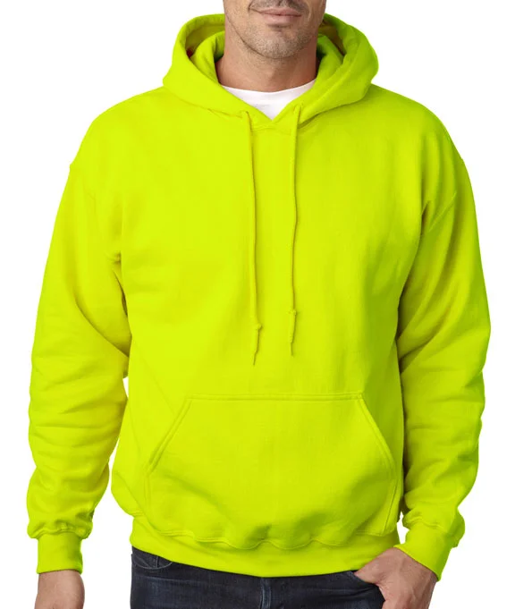 18500 - Gildan Heavy Blend™ Adult Hooded Sweatshirt | Safety Green