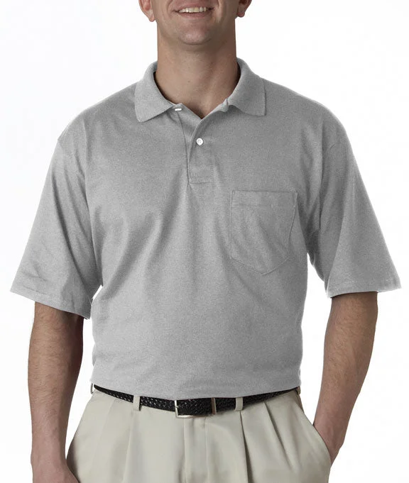 436 - Jerzees Adult SpotShield™ Jersey Pocket Polo Shirt | Oxford