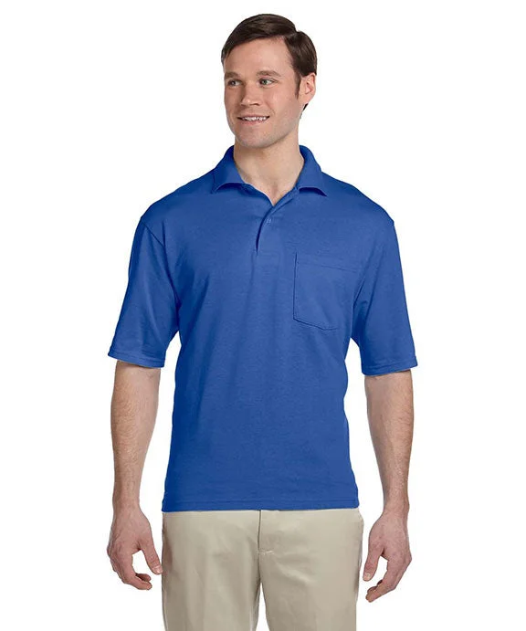 436 - Jerzees Adult SpotShield™ Jersey Pocket Polo Shirt | Royal