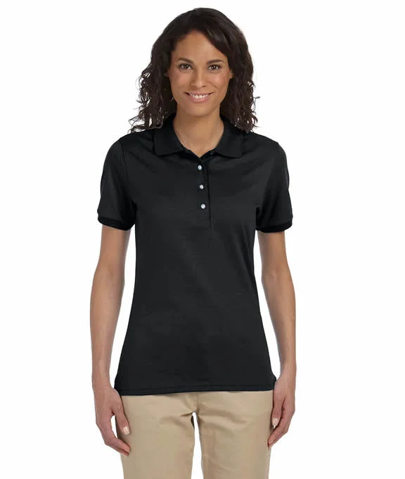 437W - Jerzees Ladies SpotShield™ Jersey Polo Shirt | Black