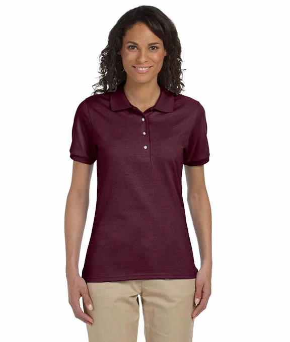 437W - Jerzees Ladies SpotShield™ Jersey Polo Shirt | Maroon