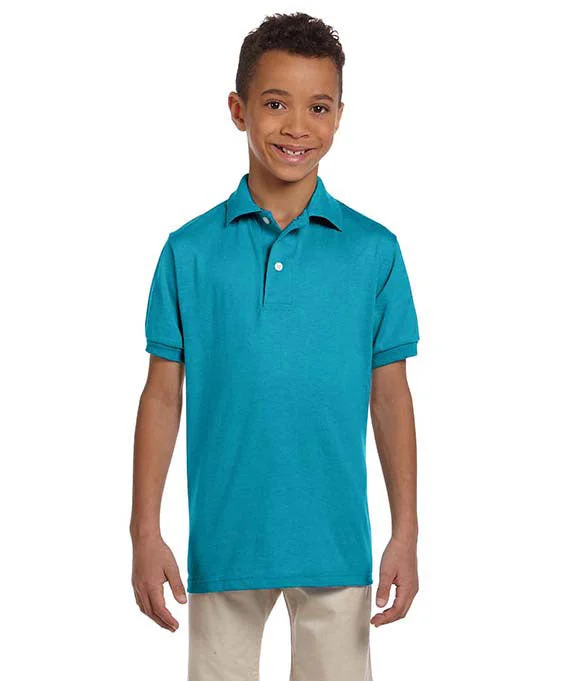 437Y - Jerzees Youth SpotShield™ Jersey Polo Shirt | California Blue