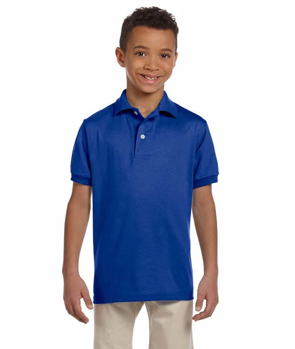 437Y - Jerzees Youth SpotShield™ Jersey Polo Shirt | Royal