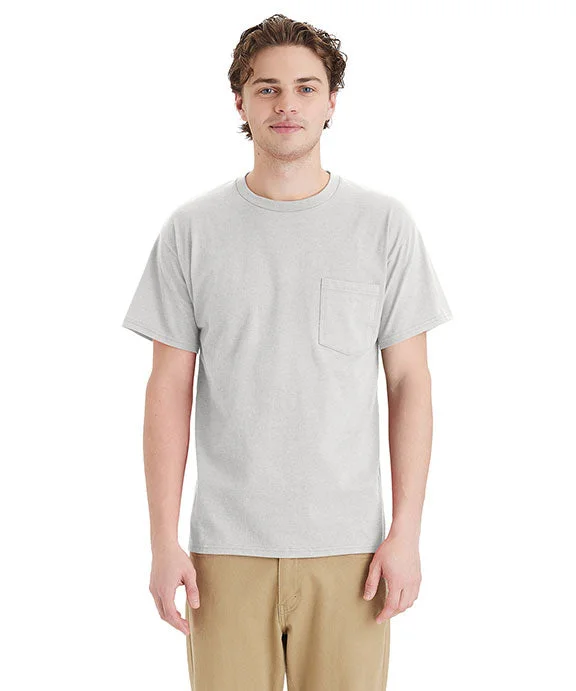 5290P - Hanes Unisex Essential Pocket T-Shirt | Ash