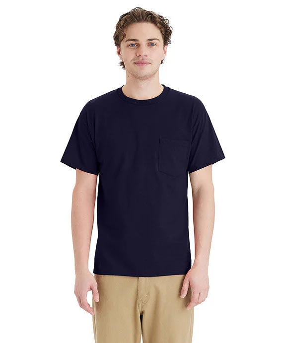 5290P - Hanes Unisex Essential Pocket T-Shirt | Athletic Navy