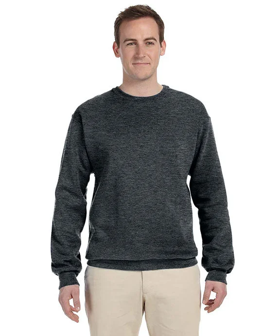 562 - Jerzees Adult NuBlend® Crew Neck Sweatshirt | Black Heather