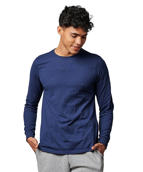 600LRUS - Russell Athletic Unisex Cotton Classic Long-Sleeve T-Shirt | Navy