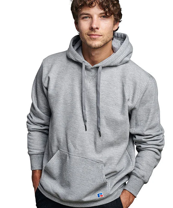 82ONSM - Russell Athletic Unisex Cotton Classic Hooded Sweatshirt | Athletic Heather