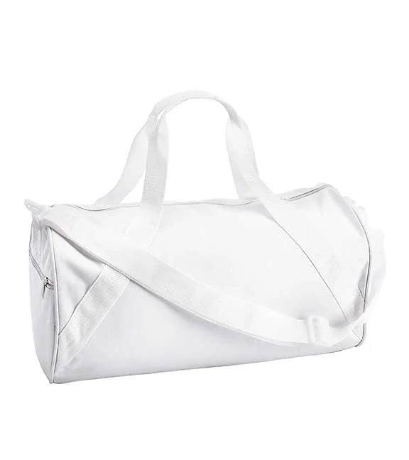 8805 - Liberty Bags Barrel Duffel Bag | White