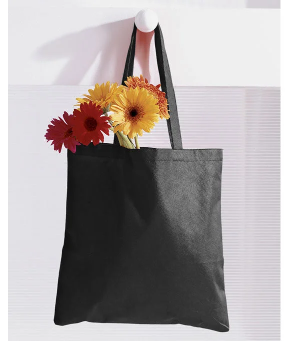 BE003 - BAGedge 8 oz. Canvas Tote Bag | Black