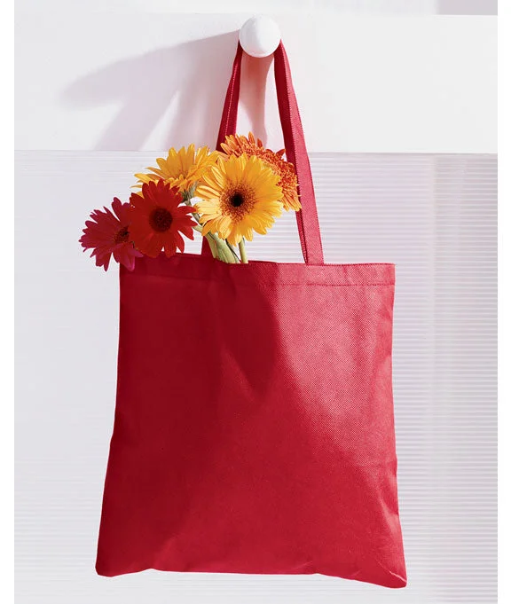 BE003 - BAGedge 8 oz. Canvas Tote Bag | Red