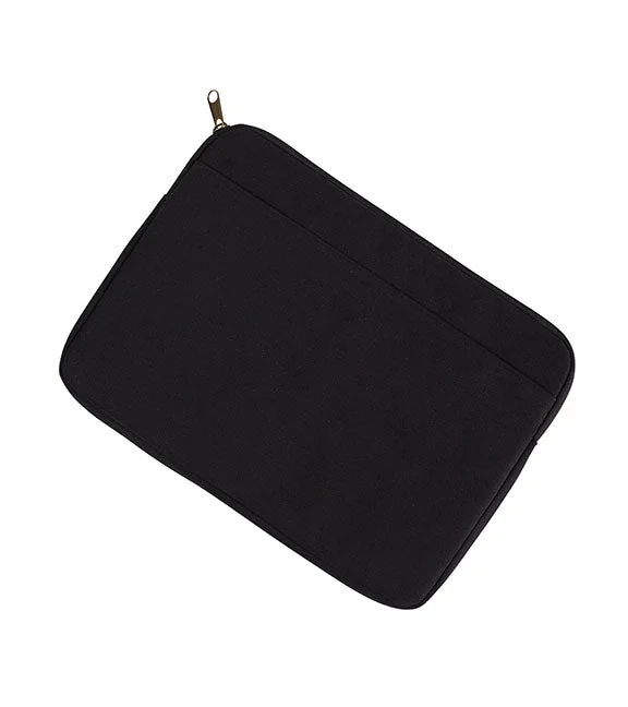 BE060 - BAGedge Canvas Laptop Sleeve | Black