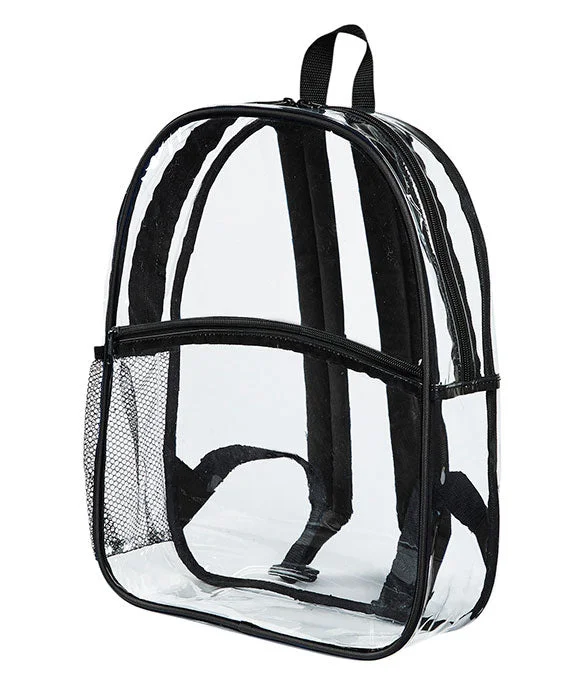 BE259 - BAGedge Clear PVC Backpack | Black