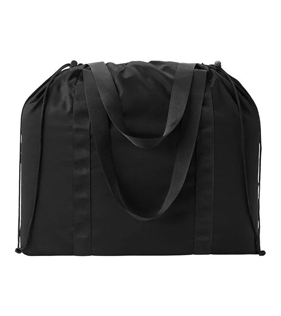 BE271 - BAGedge Durable Cinch Tote Bag | Black