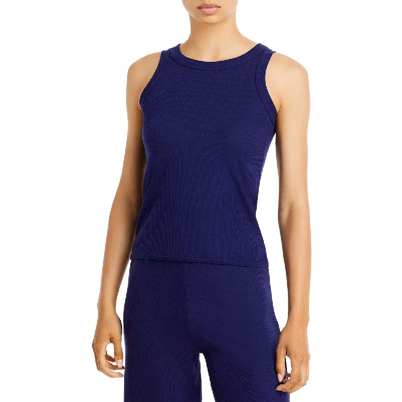 Ava + Esme Womens Yummy  Stretch Ribbed Tank Top