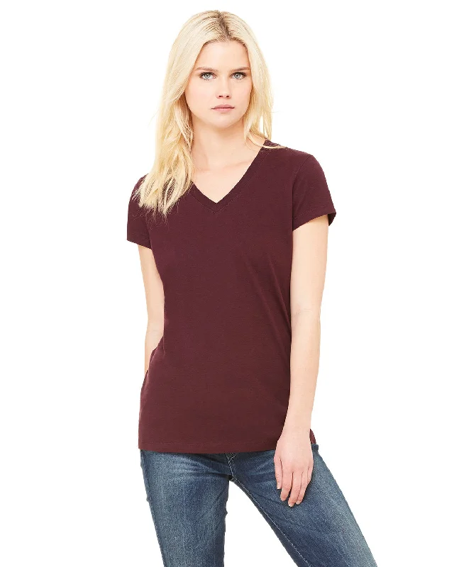 Bella + Canvas B6005 Ladies' Jersey Short-Sleeve V-Neck T-Shirt