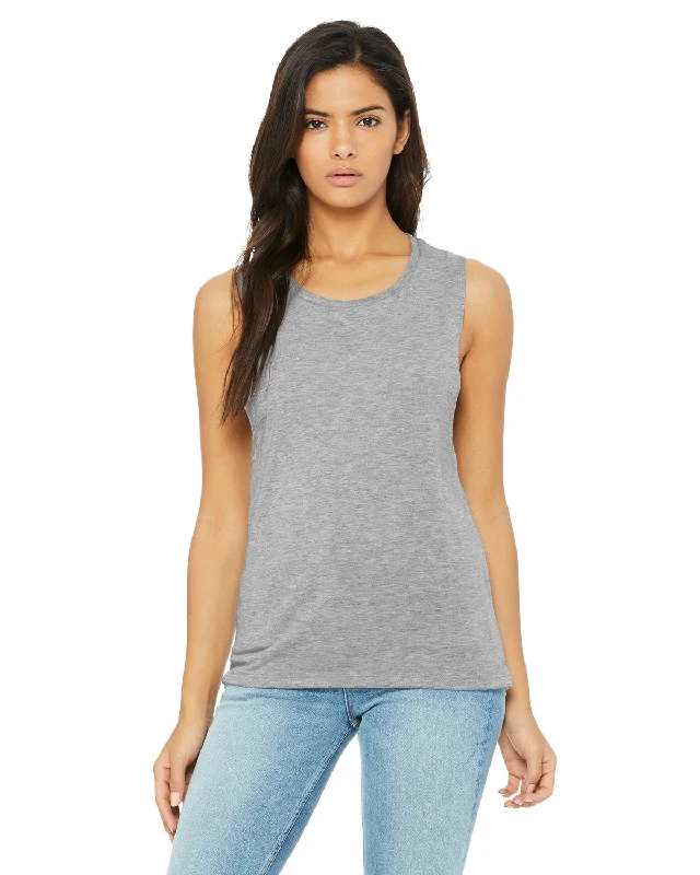 Bella + Canvas B8803 Ladies' Flowy Scoop Muscle Tank