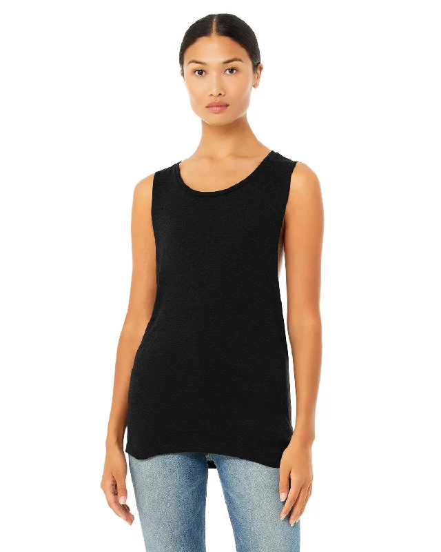 Bella + Canvas B8803 Ladies' Flowy Scoop Muscle Tank