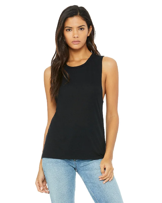 Bella + Canvas B8803 Ladies' Flowy Scoop Muscle Tank