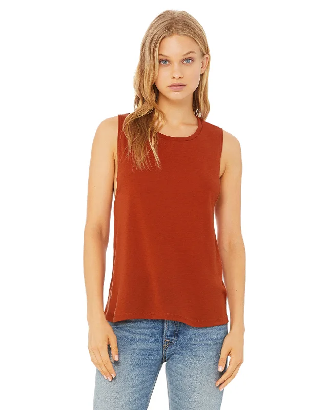 Bella + Canvas B8803 Ladies' Flowy Scoop Muscle Tank