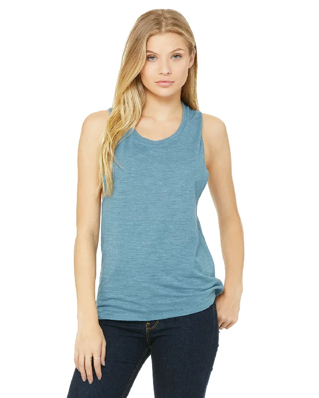 Bella + Canvas B8803 Ladies' Flowy Scoop Muscle Tank