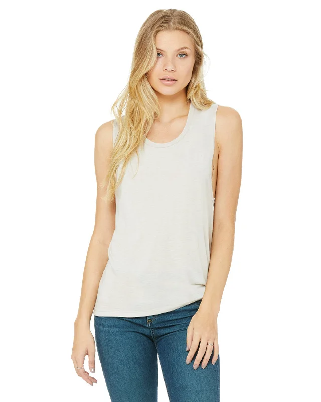 Bella + Canvas B8803 Ladies' Flowy Scoop Muscle Tank