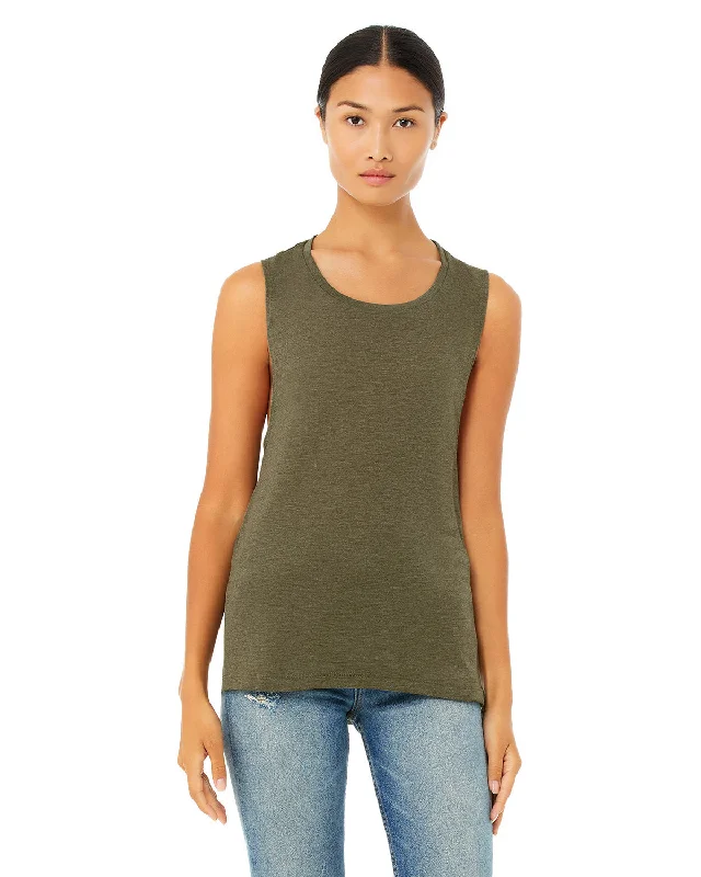 Bella + Canvas B8803 Ladies' Flowy Scoop Muscle Tank