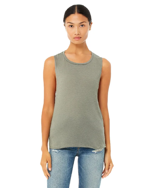 Bella + Canvas B8803 Ladies' Flowy Scoop Muscle Tank