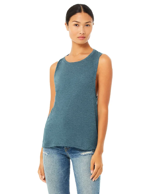 Bella + Canvas B8803 Ladies' Flowy Scoop Muscle Tank