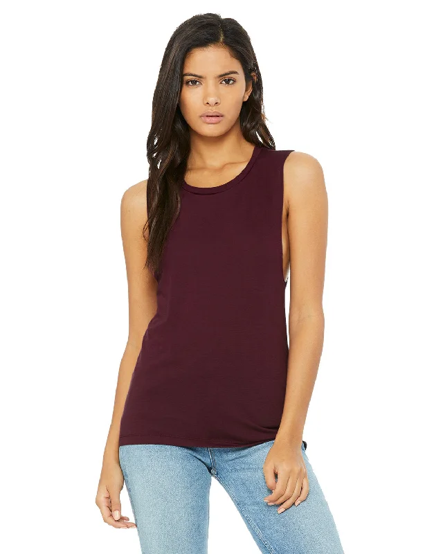 Bella + Canvas B8803 Ladies' Flowy Scoop Muscle Tank