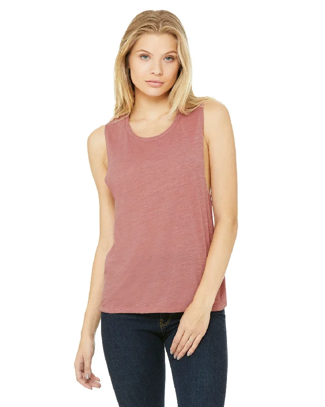 Bella + Canvas B8803 Ladies' Flowy Scoop Muscle Tank