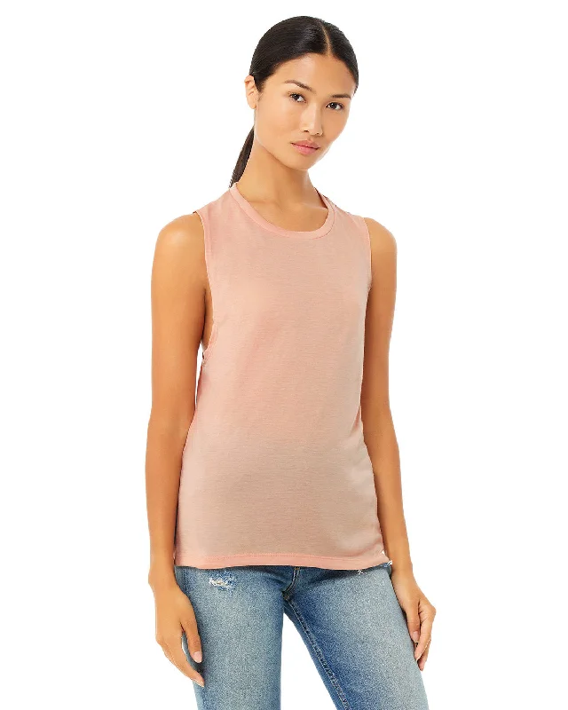 Bella + Canvas B8803 Ladies' Flowy Scoop Muscle Tank