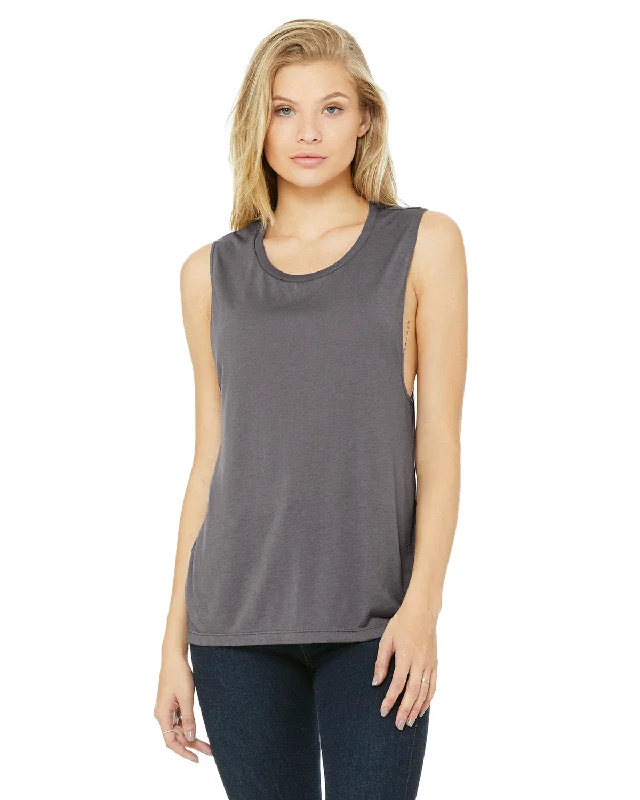 Bella + Canvas B8803 Ladies' Flowy Scoop Muscle Tank