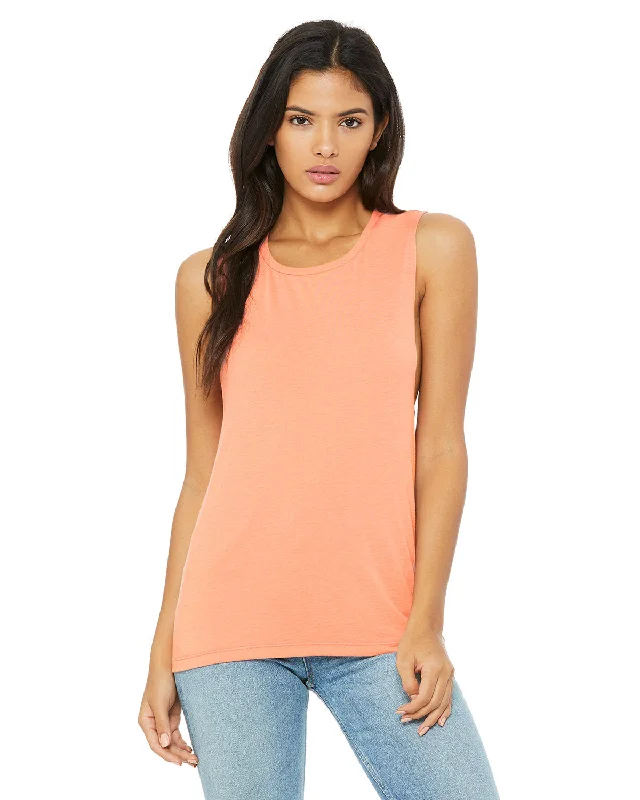 Bella + Canvas B8803 Ladies' Flowy Scoop Muscle Tank